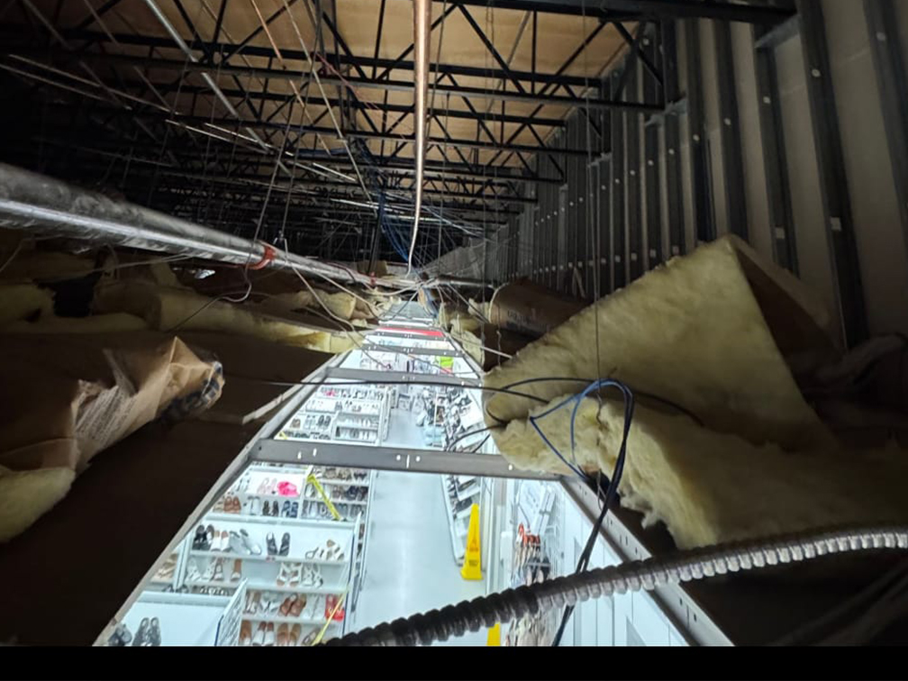 during renovation